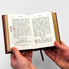 Liturgical Gospel in Church Slavonic, Bound in Leather with Hand-Embossed Gold