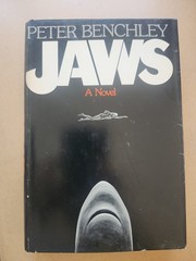 Jaws A Novel by Peter Benchley Hard Cover BcFirst Edition 1974