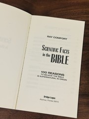 Scientific Facts in the Bible by Ray Comfort (Bridge-Logos, 2001, Mass Market)