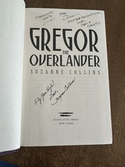Gregor the Overlander by Suzanne Collins (2003, Hardcover) SIGNED
