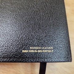 NASB / The Message Parallel Bible by Zondervan Staff 2004, Black Bonded Leather