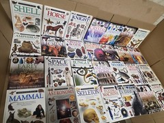 Lot of 10 DK Eyewitness Books Science History Art Animals Homeschool RANDOM Set
