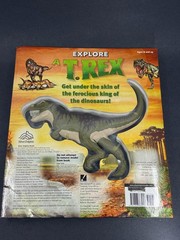 Explore T Rex Dinosaur Inside Out Plastic Model & Book Kids Under 8+ Years GIFT