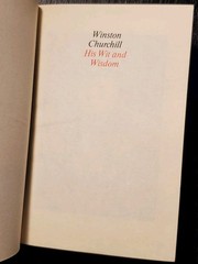 Winston Churchill: His Wit and Wisdom | Hyperion Press | Red Gold Hardcover Book