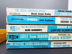 Vintage Science Fiction Ace Double Paperback Lot 8 Books 13 Stories PBO Firsts