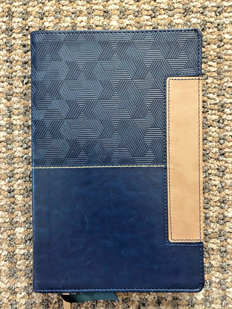 Zondervan NIV Thinline Bible: Comfort Print, blue Leathersoft, gilt page edging