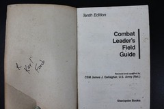 Combat Leader’s Field Guide Gallagher 1987 10th Ed Military Reference Stackpole
