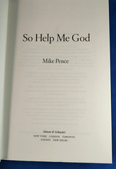 So Help Me God by Mike Pence Signed HC/DJ w/COA – Fine