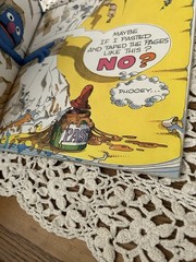 Vintage 1976 CTW Sesame Street Hide & Seek Grover Book Children
