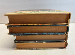 C5 Vintage (4) Whitman Classic Hardback Books WAR OF WORLDS HG Wells MORE