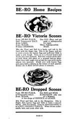1923 Be-Ro Home Recipes Vintage Cook Book 40 Pages