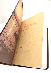 Holy Bible Concordance KJV Red Letter 1973 Burgandy Word Aflame Press