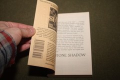 Stone Shadow by Rex Miller 1989 PB 1st Printing Onyx Horror w/ Embossed Cover
