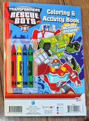 Transformers Rescue Bots Coloring & Activity Book – 2017 – Includes Stickers
