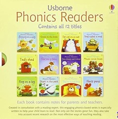 Usborne Phonics Readers 12 illustrated Books Box Set Collection – Read at Ho…