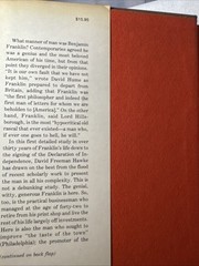 Benjamin Franklin | by David Freeman Hawke | First Edition | 1976 | HC/DJ |