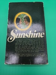 Sunshine 1974 Norma Klein Avon Paperback Vintage Novel