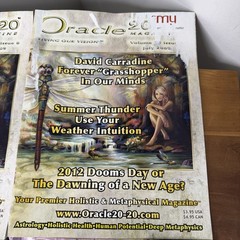 ORACLE 20/20 MAGAZINE LOT OF 8 2000s Metaphysics, Astrology, Witchcraft