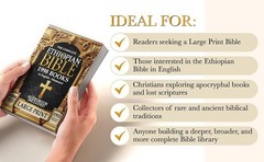 THE COMPLETE ETHIOPIAN BIBLE In English – LARGE PRINT Old and New Testament,book