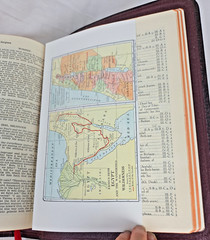 HOLY BIBLE Good Leader Authorized KJV 1952 Red Letter Leather Bound Gold Gilded