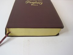 Jack Van Impe Prophecy Bible KJV Limited Special Edition Red Letter Ed. Burgandy