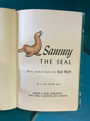 Syd Hoff Book Lot („Danny The Dinosaur” & „Sammy The Seal”) 1958 & 1959 HC