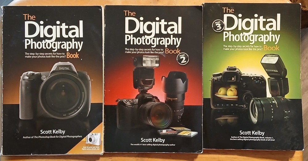 The Digital Photography Book Volume 1-3 by Scott Kelby 2006-2009