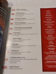 Lindy’s Sports Alabama Crimson Tide Huddle 2018 Magazine Nick Saban Harris