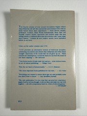 CUM True Homosexual Experiences from S.T.H. Vol 4 Gay Interest book 1983