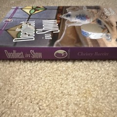 Annie’s Deadliest in Show Christy Barritt Hardcover Mystery Novel Creative Woman