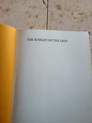 The Knight Of The Lion Gerald McDermott Four Winds Press 1979 First Ed HC VTG!