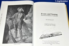 Evans and Sontag The Famous Outlaws of California History 1st Ed HCDJ Hu Maxwell