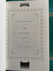 The Starless Sea: A Novel by Erin Morgenstern 2019 First Edition Doubleday HC DJ