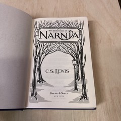 The Chronicles of Narnia C. S. Lewis Barnes Noble Hardcover Bonded Leather