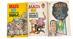 Dave Berg MAD Paperback Lot 3 Books Looks at USA People Things Signet