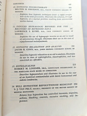 Therapy Through Hypnosis 1963 PB Case Histories Hypnotism has Cured Anxiety
