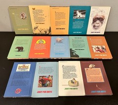 Vintage Just for Boys Book Weekly Reader Book Lot of 14 (Hardcover)