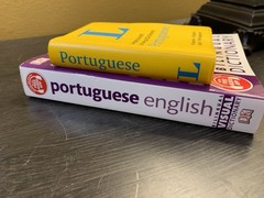 Lot Langenscheidt Pocket Dictionary Portuguese & DK Visual Dictionary