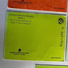 Modern Curriculum Press Phonics Practice Readers Consonant Digraphs LOT 5 Books