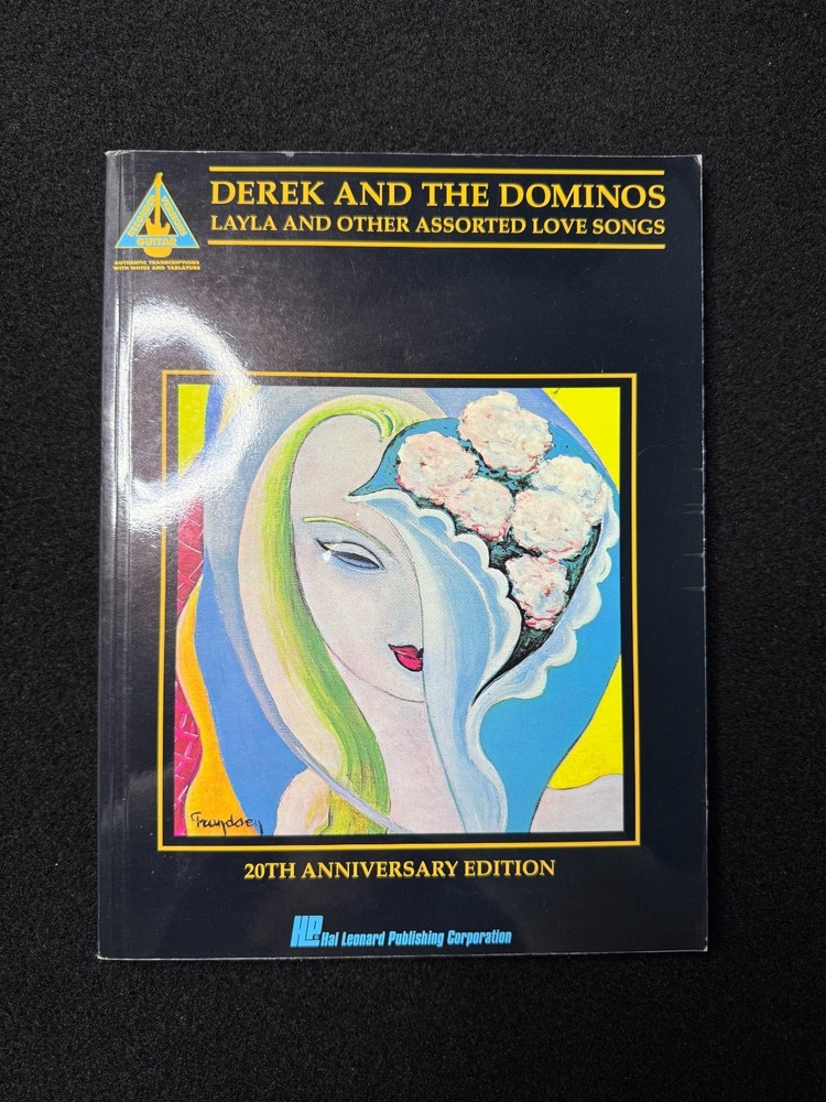 Derek Dominos Layla Guitar Tab Music Book 1993 20th Anniversary Edition Clapton
