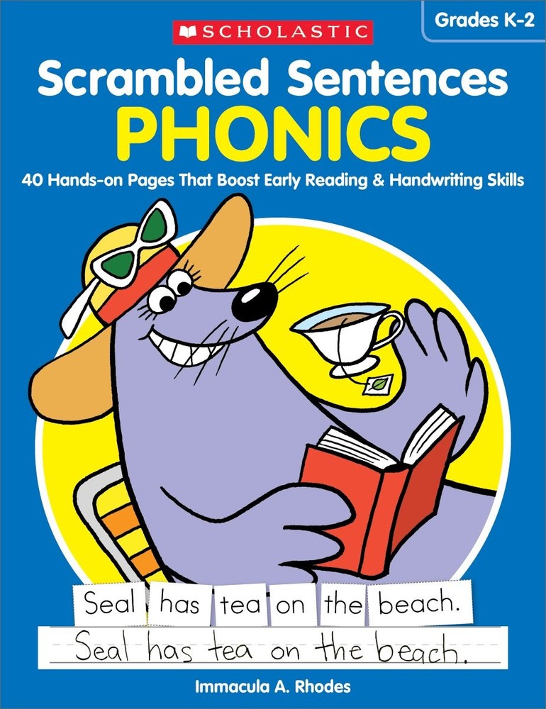 Scrambled Sentences: Phonics: 40 Hands-on Pages That Boost Early Reading & H…