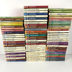 Lot of 88 Harlequin Romance Paperback Books Vintage Red Pages 60’s 70’s 80’s 90s