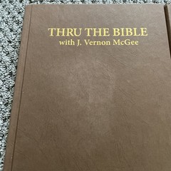 Thru the Bible J Vernon McGee Set Vol 1, 2, 3, 4, 6 1981 Hardcover Commentary