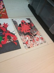 (1) Pre-owned 14 Colored Pages From Deadpool Coloring Book.