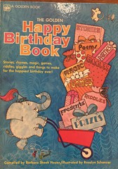 The Golden HAPPY BIRTHDAY BOOK Barbara Shook Hazen Rosalyn Schanzer HB VGC 1976