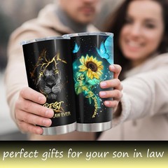 Versatile 20oz Stainless Steel Tumbler for Son-In-Law – Ideal for Home & Travel