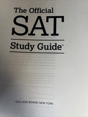 The Official SAT Study Guide College Board Test Prep Exam Practice Book