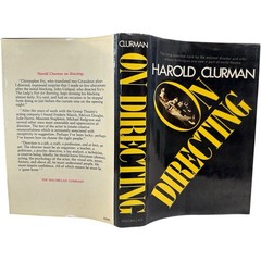 On Directing | Harold Clurman HC 1st Edition Theatre Acting Drama Vintage 1972