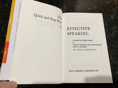 Lot Dale Carnegie 3 Vols: COMBINED EDITION + Quick & Easy Speaking + Lincoln