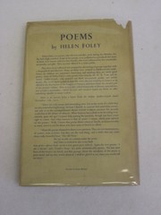 Helen Foley POEMS The Macmillan Company 1939 HC/DJ